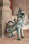 Guardiano del Tempio del Buddha di smeraldo, Wat Ho Phra Kaew, Vientiane, Laos.