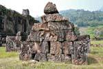 Tentativo di ripristino Wat Phou, Laos.