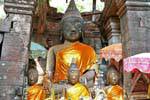 Buddha vestite Vat Phou, Laos.