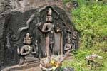 Panoramica della Trimurti, Wat Phou, Laos.