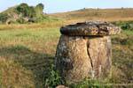 Un coperchio diviso in vaso Piana delle Giare Xieng Khouang, Laos.
