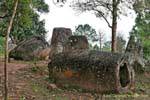 Blocchi di rocce monolitiche, Piana delle Giare Xieng Khouang, Laos.