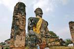 Grande Buddha siede Wat Phia Wat Xieng Khouang Old Capital, Laos.