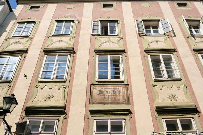 Decorazione della facciata, Altstadt, Hofberg, Linz - Austria