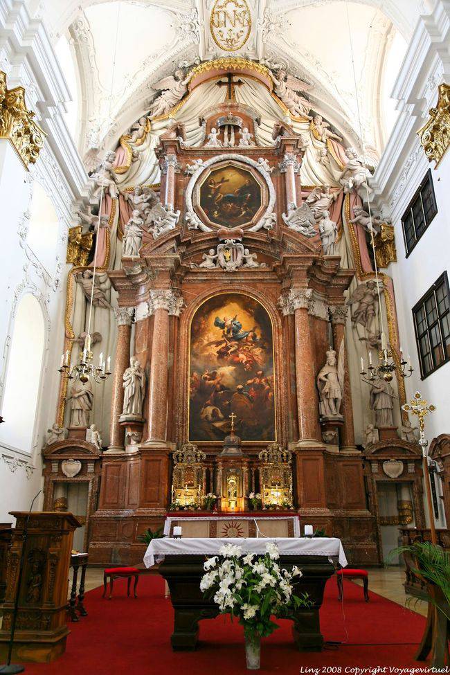 Ignatiuskirche, Alterdom, l'altare maggiore, Linz - Austria