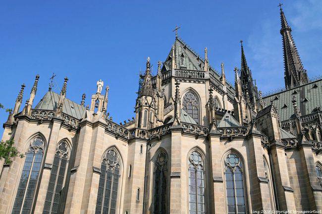 Neuer Dom, vista posteriore, Linz - Austria