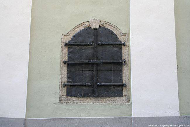 Pfarrgasse, finestra chiusa, Linz - Austria
