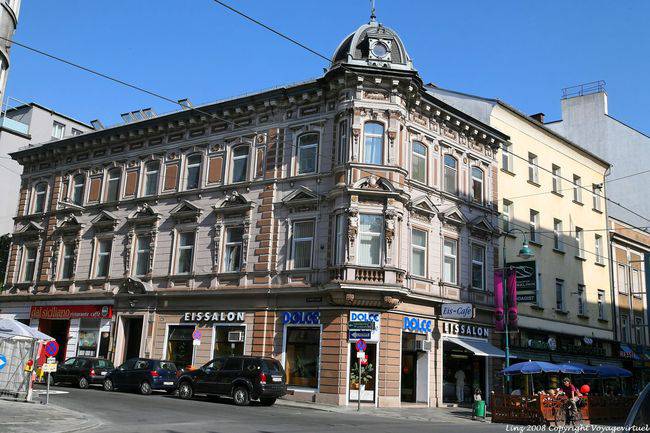 Edificio all'incrocio Schillerstrasse, Landstrasse, Linz - Austria