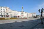 Hauptplatz, riva destra, Linz, Austria.