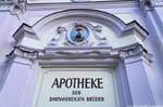 Herrenstrasse, Apotheke der Barmherzigen Bruder, Linz, Austria.