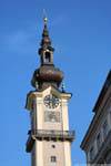 Landhaus, orologio, orologio solare e cima apribile, Linz, Austria.