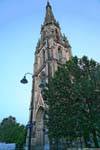 Neuer Dom, il campanile visto da Baumbachstrasse, Linz, Austria.