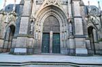 Neuer Dom, Maria Empfangnisdom, il portale, Linz, Austria.