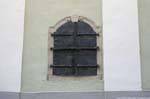 Pfarrgasse, finestra chiusa, Linz, Austria.