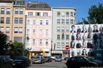 Schiller Platz, si affaccia su un pub, Linz, Austria.