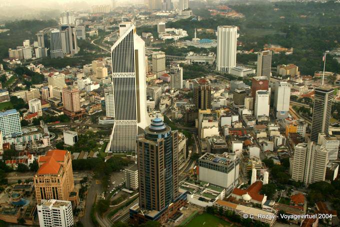 Paesaggio della città, Jalan Raja Chulan, Kuala Lumpur - Malesia