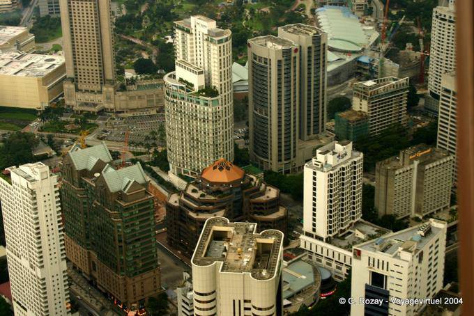 Panorami mozzafiato da Jalan P. Ramlee e Jalan Perak, Kuala Lumpur - Malesia