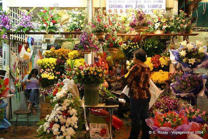 Trader Fioristi, Kuala Lumpur, mercato cinese - Malesia