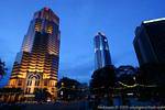 Lumières nell'architettura moderna Kuala Lumpur, Malesia.