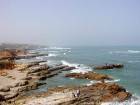 Pesca nel Atlantic Road Rmilat, Asilah, Marocco.