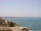 Panorama del porto di Safi dalla costa, Marocco.