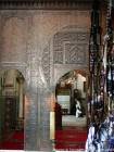 Intagliato divisorio di legno, non viene memorizzato alcun, Fez, Marocco.