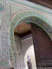 Pizzo Architectural Almoravid e almohade arte, Fez, Marocco.