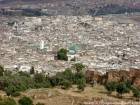 Vista di Fez dalla Necropoli Merinide, Marocco.