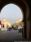 Preparazione del Festival Fes a Grand Mechouar, Marocco.