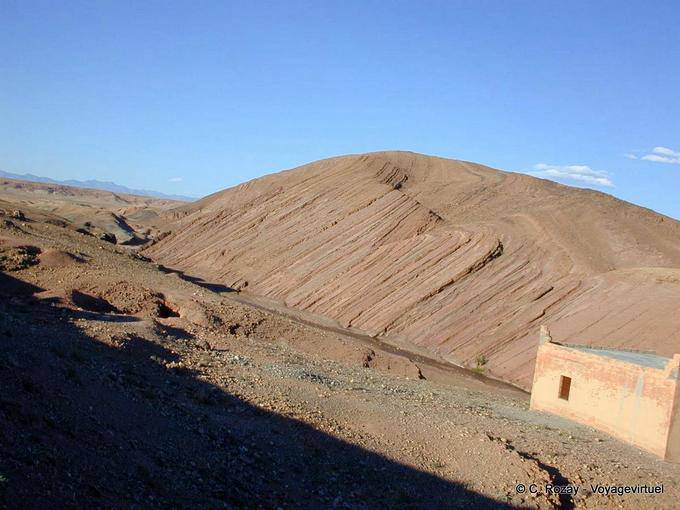 Ait Benhaddou, formazioni geologiche - Marocco