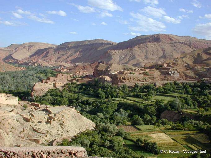 Dades Gorge, paesaggio verso Aït Ibriren - Marocco