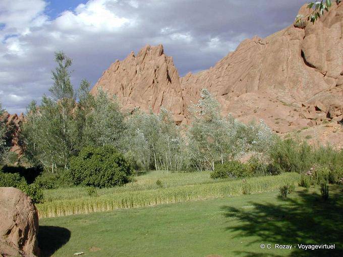 Gole del Dades, Marocco contrasto - Marocco