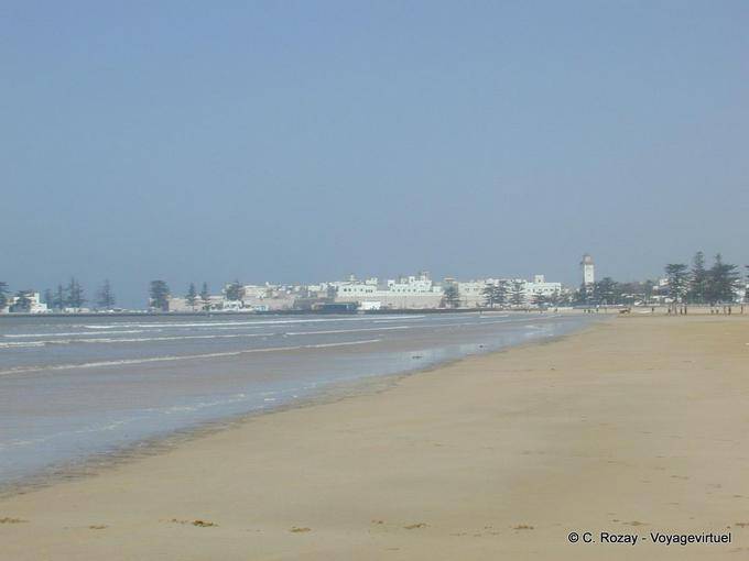 Vista dalla spiaggia di Essaouira - Marocco