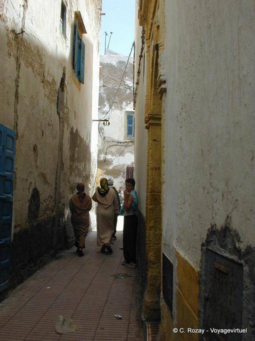 Passaggio in un vicolo della Medina, Essaouira - Marocco