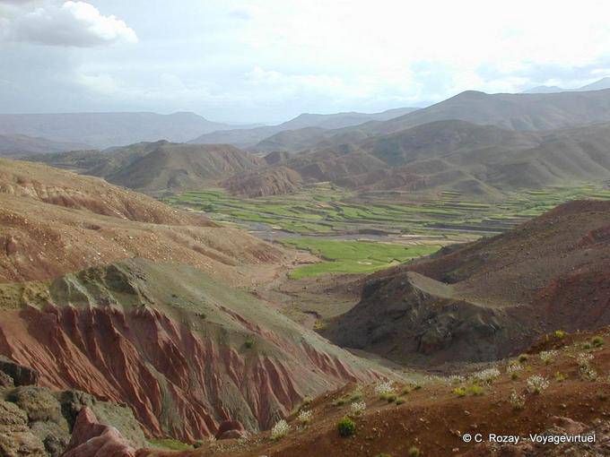 Vista Valle montando il Ti'zn Tichka - Marocco