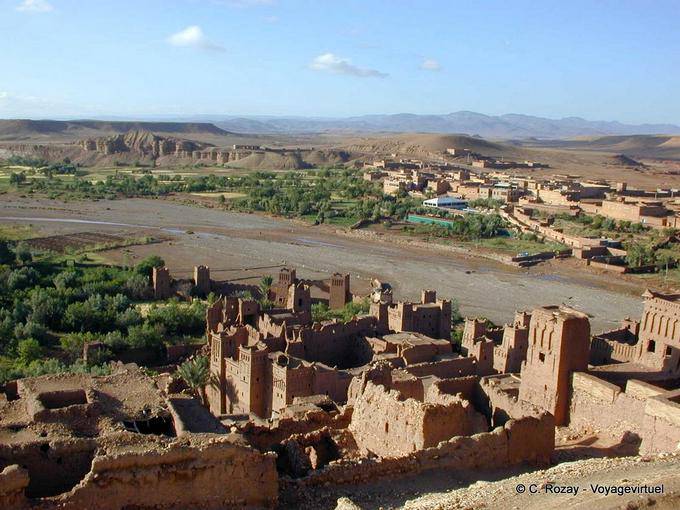 Ait Benhaddou, vista dalla Kasbah - Marocco