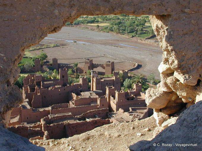Ait Ben Haddou, panorama di kasbah marocchina - Marocco