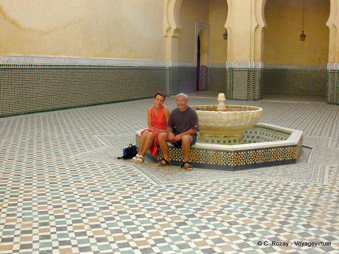 La fontana del Mausoleo di Moulay Ismail, Meknes - Marocco