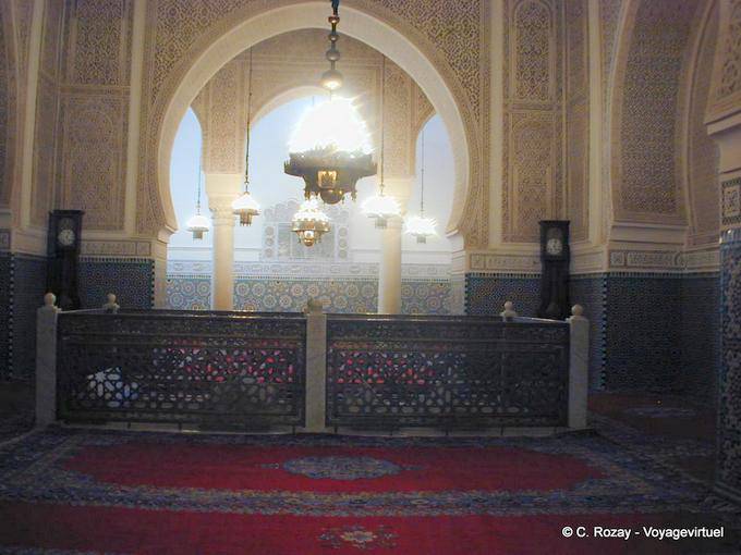 Vista interna del mausoleo di Moulay Ismail, Meknes - Marocco