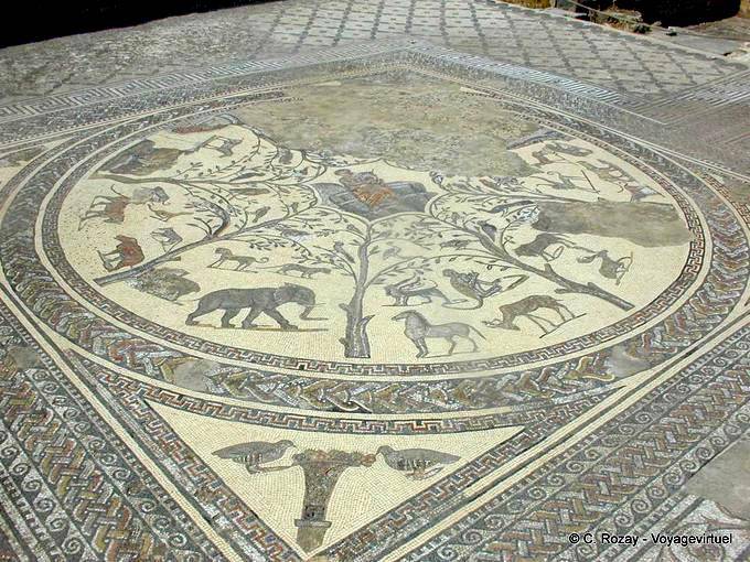 Casa di Orfeo, mosaico, Volubilis - Marocco