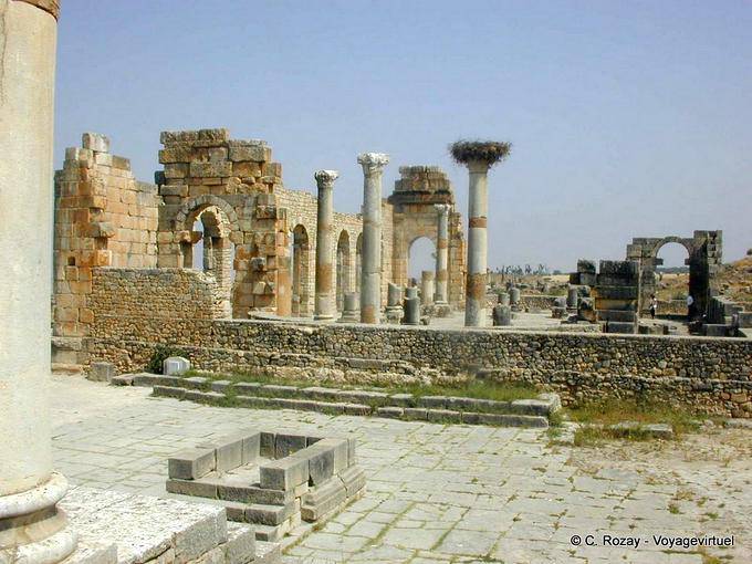 Panorama sul Campidoglio, Volubilis - Marocco