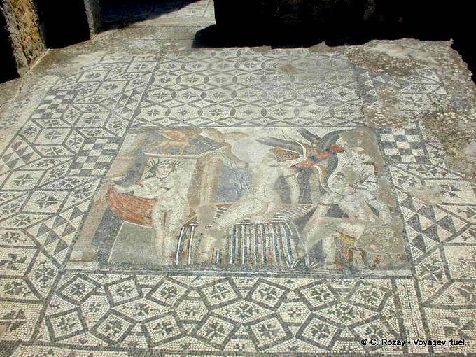 Casa di Venere mosaico di Diana e Atteone, Volubilis - Marocco