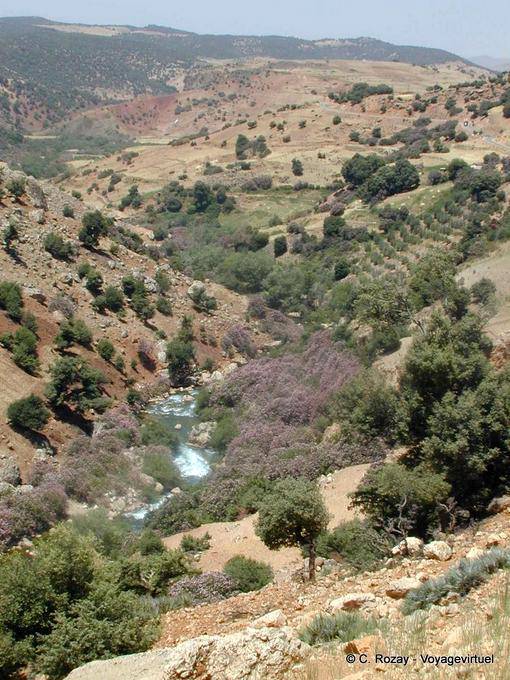 TORRENT in montagna, a Khenifra, Ain Leuh - Marocco