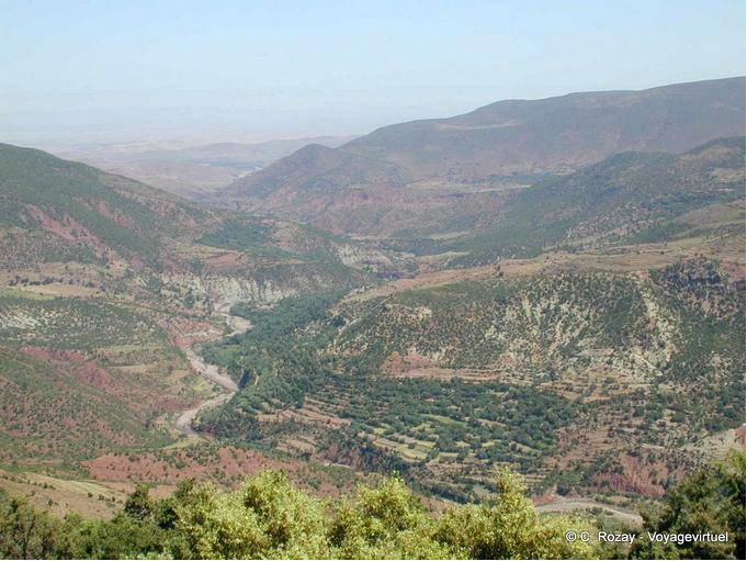 Sulla strada per Ouarzazate a Marrakech - Marocco