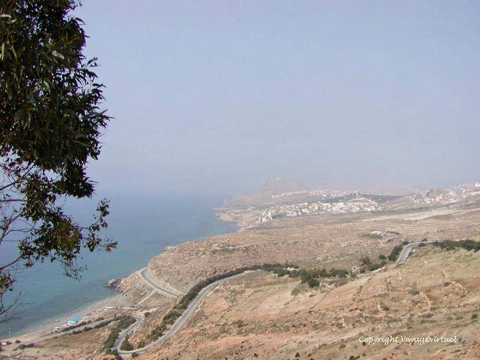 Vista Izemmouren dalla strada, Thara Youssef, Al Hoceima - Marocco