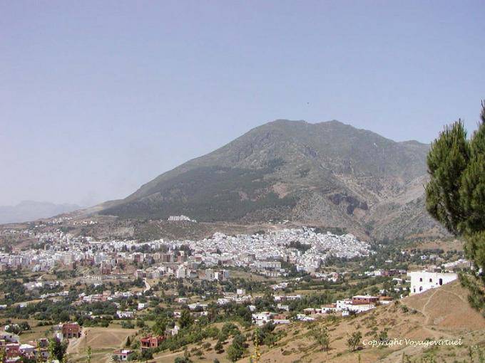 Panoramica di Chefchaouen, le porte del Rif - Marocco