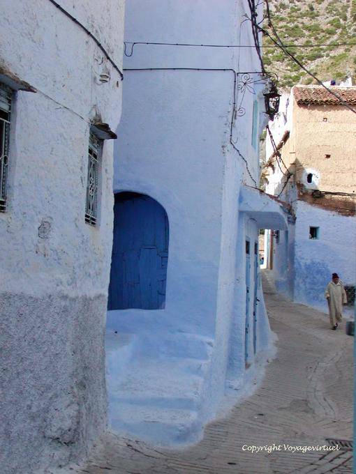 Discesa delle colline circostanti, Chefchaouen - Marocco