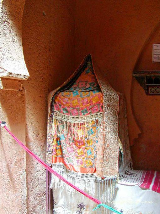 Palanquin nascosto, Museo Etnografico, kasbah Chefchaouen - Marocco