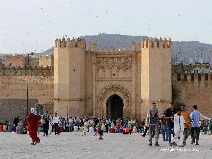 Bab Chorfa, porta Kasbah Nouar, Fes - Marocco
