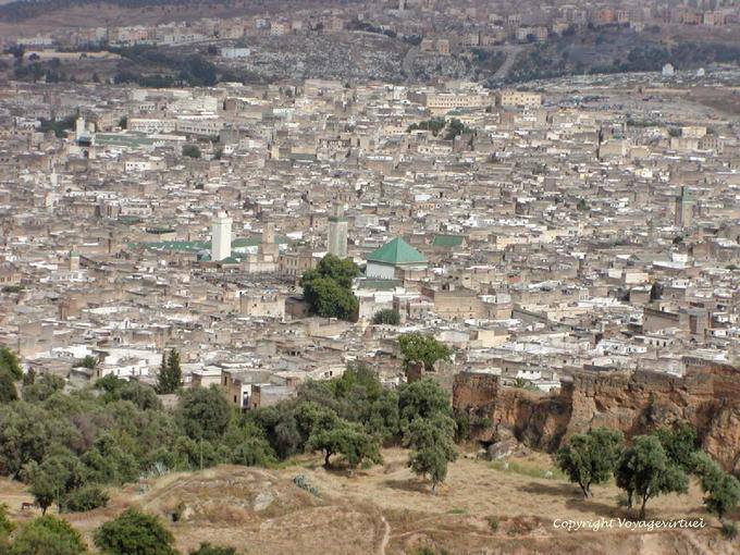 Vista di Fez dalla Necropoli Merinide - Marocco